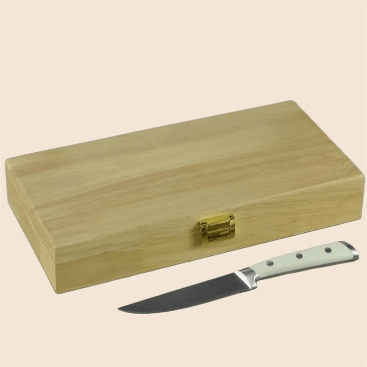 China Rubberwood Knife Box