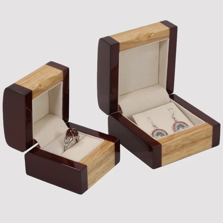 Luxury Polished Wooden Jewellery Boxes